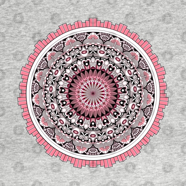 Mandala Red 1 by The Knotty Works